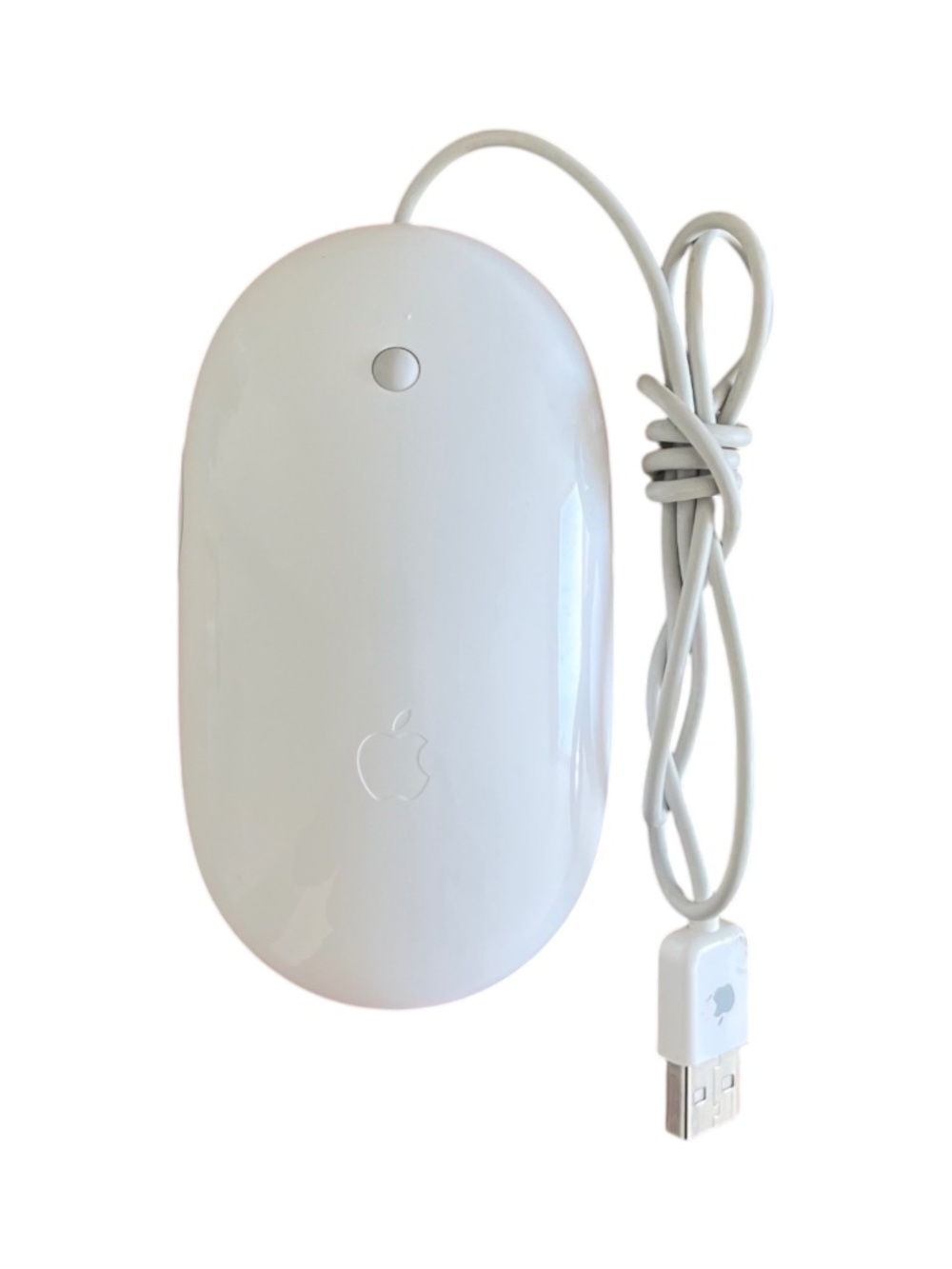 Apple Mouse Multi Control Wired USB 2.0 Mighty Mouse W/ Scroll Ball A1152 TESTED
